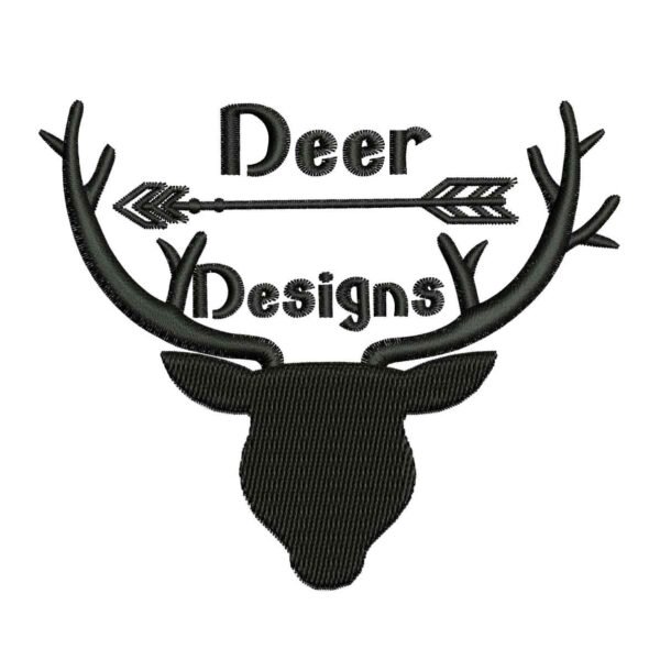 #63 DEER EMBROIDERY DESIGN